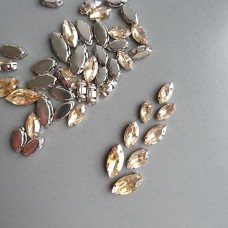 Страз маркіза 6*12 шампань, ціна за шт.