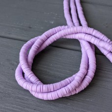 диски з полімерної глини 6 мм бузкові 36 см 300 шт, ціна за шт.