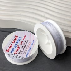 нитка для бісеру біла TYTAN 100, №2500, 100 м, ціна за шт.