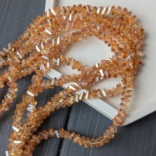 Кришталь трикутник 6*3.5 шампань, 30 см, ціна за низку